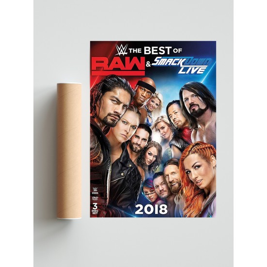 Wwe The Best Of Raw And Smackdown Live 2018 Ingilizce Poster Fiyatı