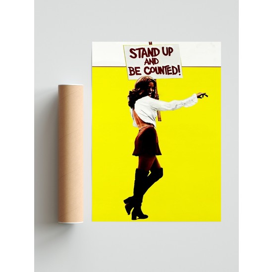Stand Up And Be Counted Ingilizce Poster Fiyatı