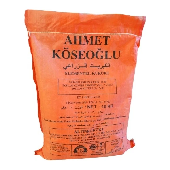 Köseoğlu  Toz Kükürt  10 kg Orijinal Paket