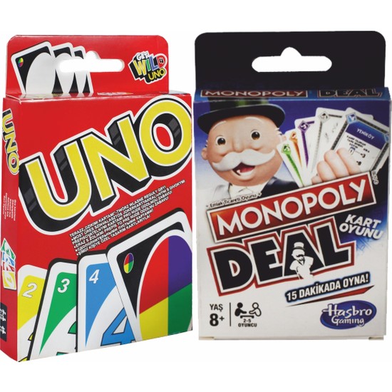 Mattel Games Uno Klasik ve Monopoly 2'si Bir Arada