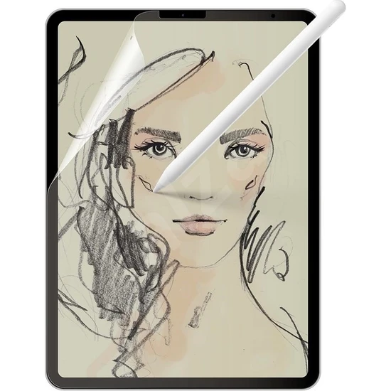 Z-Mobile Apple iPad Air 5. Nesil 2022 10.9 M1 Uyumlu Paperlike Nano Kırılmaz Ekran Koruyucu Kağıt Hissi