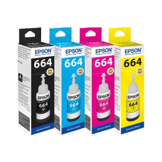 Epson Ecotank L386  orjinal Mürekkep  Takımı