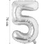 Folyo Balon 5 Rakamı Helyum Balon 76 cm 1