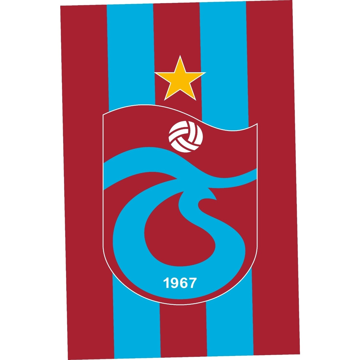 Trabzon Bayragi 100x150 Rasel Bayrak Trabzon Flagge 100x150 cm 