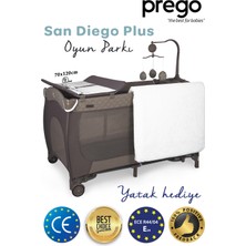 Prego San Diego Plus Oyun Parkı 70*120 cm + Yatak