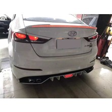 Bavyera Hyundaı Elantra 2014-2018 LED Spoıler (Boyasız)