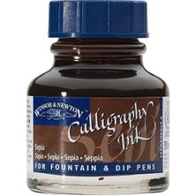 Artline Winsor&newton Kaligrafi Mürekkebi 30 Ml. Sepia 609 1111609
