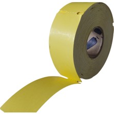 TEKNO 100 mm * 38 mm Raf Etiketi Sarı (350 Sarım)  4 Adet