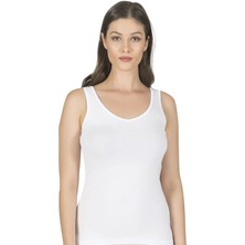 Özkan Kalın Askılı Atlet Beyaz | 25487