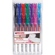 Edding 2185 Jel Roller Kalem 0,7 mm Karışık Metal Renkler 7'li Set