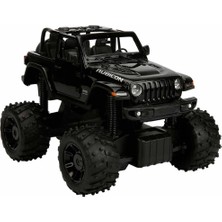 Sunman Rastar 1:14 Jeep Wrangler Rubicon Uzaktan Kumandalı Araba 28 cm 16119 Siyah Renk