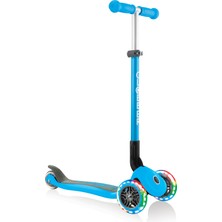 Globber Primo Katlanabilir Işıklı 3 Tekerlekli Scooter - Mavi
