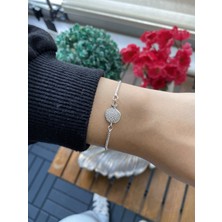 Jackferrero Kadın Gerçek Gümüş Kaplama Renk Atmaz Zirkon Taşlı Faturalı Garantili Hediye Paketli