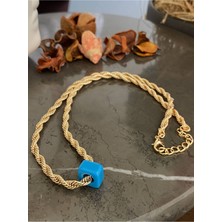 Jackferrero Kadın Gerçek Altın Kaplama Kolye  Faturalı Renk Atmaz Garantili Hediye Paketli