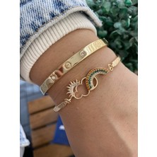 Jackferrero Kadın Altın Kaplama Renk Atmaz Bileklik