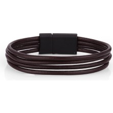 Jackferrero Özel Tasarım Gerçek Deri  Erkek Bileklik