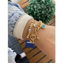 Jackferrero Kadın Altın Kaplama Renk Atmaz Bileklik