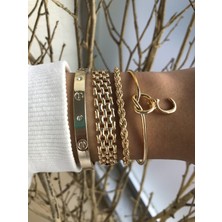 Jackferrero Kadın Bileklik Seti Renk Atmaz Kombin