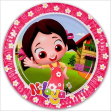 Süsle Bebek ve Parti Niloya Karton Tabak - 23cm x 8 Adet