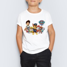 Morinna Paw Patrol Baskılı Çocuk T-Shirt Mr-02