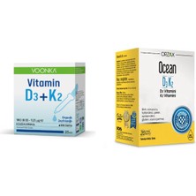 Vitamin D3 + K2 Vitamini 25 ml  + D3 K2 Vitamini Damla 20 ml