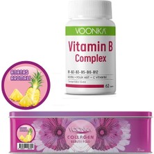Voonka Vitamin B Complex 62 Tablet + Collagen Beauty Plus 30 Saşe Ananas Aromalı