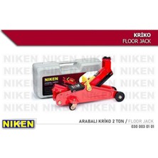 Niken Oto Kriko Araç Kaldırma Krikosu Arabalı Kriko Plastik Çantalı