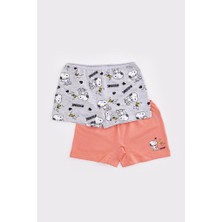 Kız Çocuk Lisanslı 2'li Boxer Seti - Mİ0050