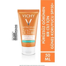 Vichy Capital Soleil Spf 50+ Normal/Kuru Cilt İçin Yüz Güneş Kremi 50 ml
