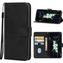 GZPLZ Xiaomi Black Shark 4 S Pro Için Deri Telefon Kılıfı Kırmızı (Yurt Dışından)