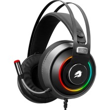 GameBooster H03 Dragon King Running RGB LED Titreşimli 7.1 Siyah Oyuncu Kulaklığı GB-H03