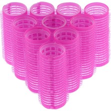 Baoblaze 10X Saç Rulo Curling Bukleler Saç Şekillendirici Araçları Kuaförlük Curlers 24MM