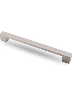 Badem10 Cemre Çekmece Mutfak Dolap Kapak Kulpu Kulbu 192 Mm Inox Metal Kulp