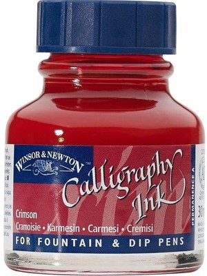 Artline Winsor&newton Kaligrafi Mürekkebi 30 Ml. Crımson 203 1111203