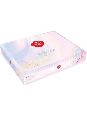 Cotton Box Feminen Çift Kişilik Nevresim Takımı Emery Lacivert