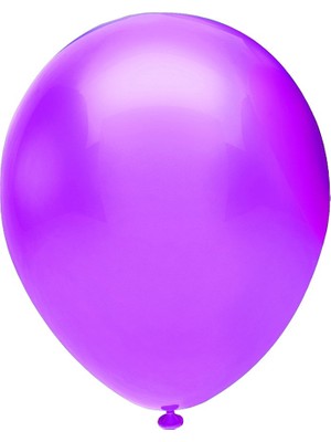 Strongart BBM12-11 Balonevi, Metalik Açık Violet - Açık Menekşe Rengi, 12'' Metalik Renk Baskı Balonu 'LÜ Paket