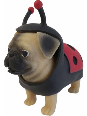 Sunman Dress Your Puppy Kostümlü Figürler - Uğur Böceği Pug