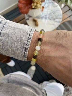 Jenny Daphne Gerçek Doğaltaş  Bileklik