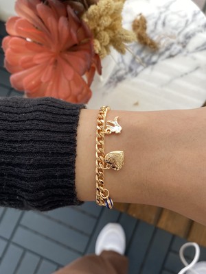 Jenny Daphne Kadın Altın Kaplama Bijuteri Bileklik Zirkon Taşlı