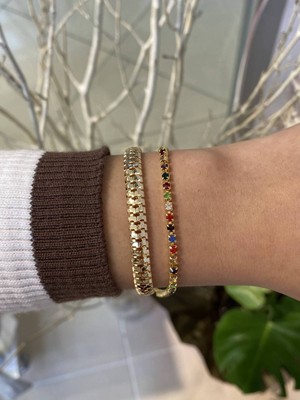 Jackferrero Kadın 2 Li Altın Kaplama  Renk Atmaz Bileklik Kombini