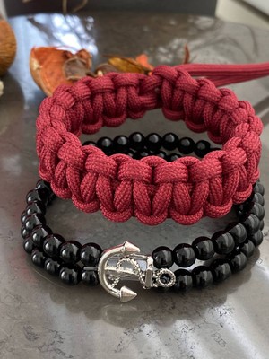 Jackferrero Gerçek Survivor ve Çapa  Bileklik  Faturalı Renk Atmaz Garantili Hediye Paketli