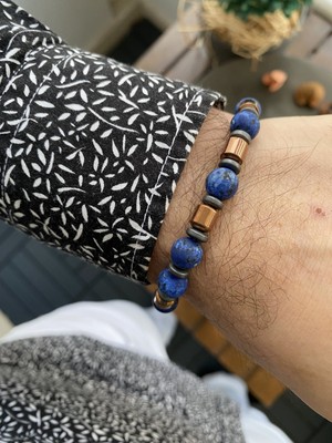 Jackferrero Gerçek Doğaltaş  Bileklik  Faturalı Renk Atmaz Garantili Hediye Paketli