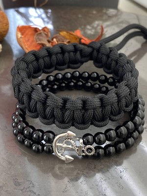 Jenny Daphne Gerçek Survivor ve Çapa  Bileklik  Faturalı Renk Atmaz Garantili Hediye Paketli