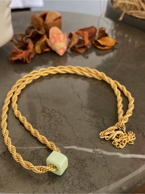 Jackferrero Kadın Gerçek Altın Kaplama Kolye  Faturalı Renk Atmaz Garantili Hediye Paketli