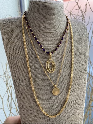 Jackferrero Kadın Altın Kaplama Renk Atmaz Kolye