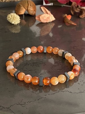 Jackferrero Orijinal Doğaltaş  Bileklik  Renk Atmaz  Hediye Paketli