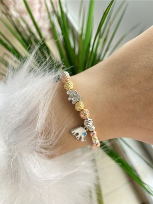 Jenny Daphne Kadın Altın Kaplama Renk Atmaz Bileklik