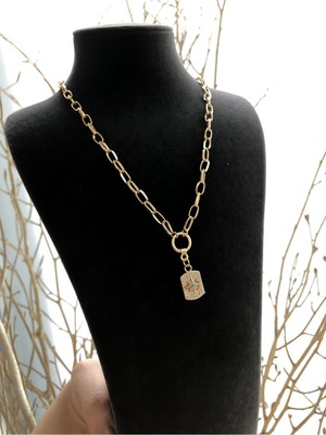 Jenny Daphne Kadın Altın Kaplama Renk Atmaz Kolye