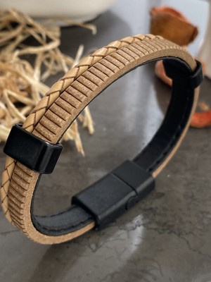 Jackferrero Erkek Deri Renk Atmaz Bileklik