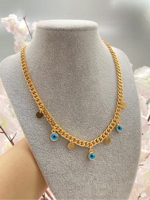 Jackferrero Kadın Kolye Altın Kaplama Zirkon Taşlı